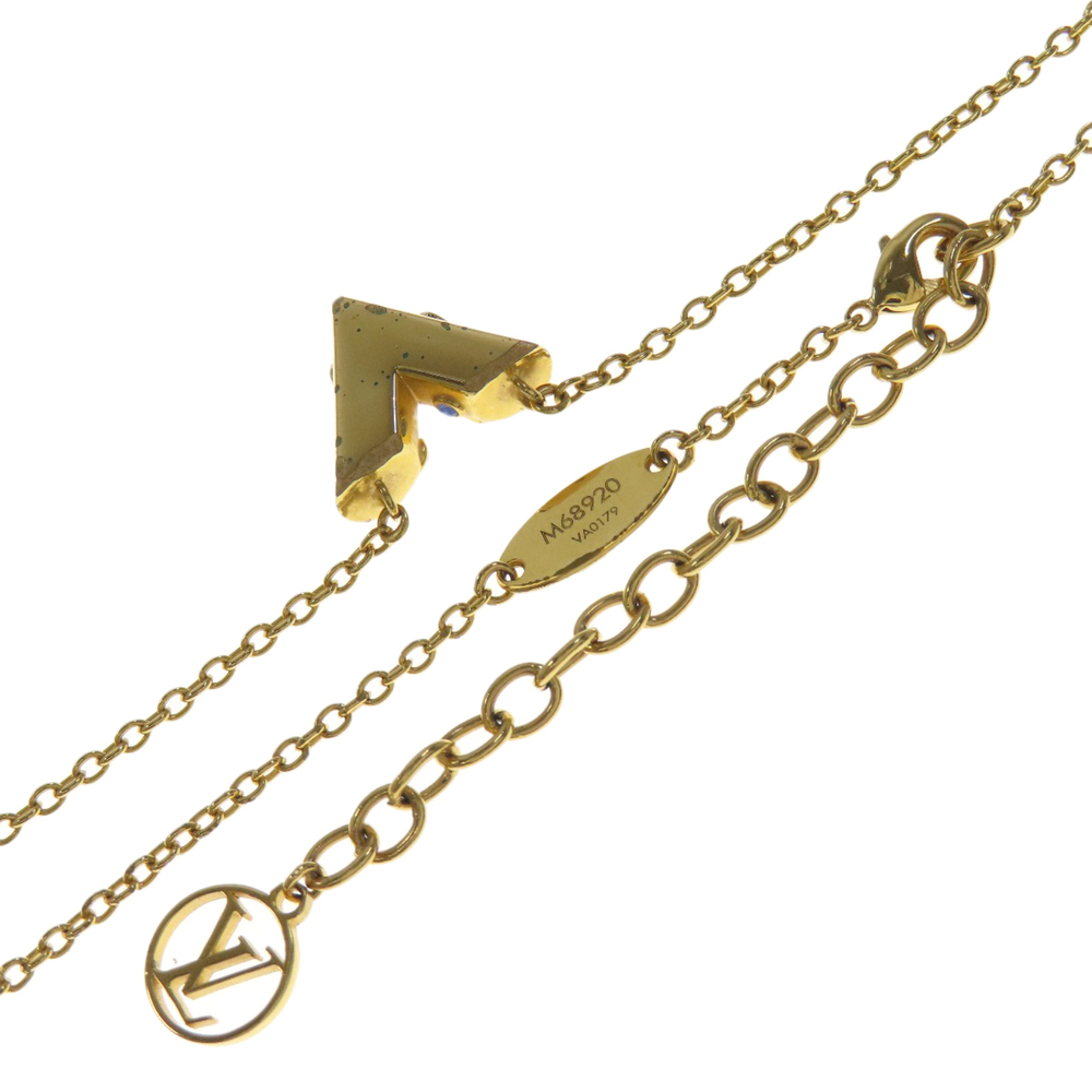 LOUIS VUITTON Gold Necklace - Picture 2 of 6